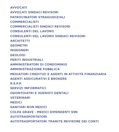 Polizze RC Professionale